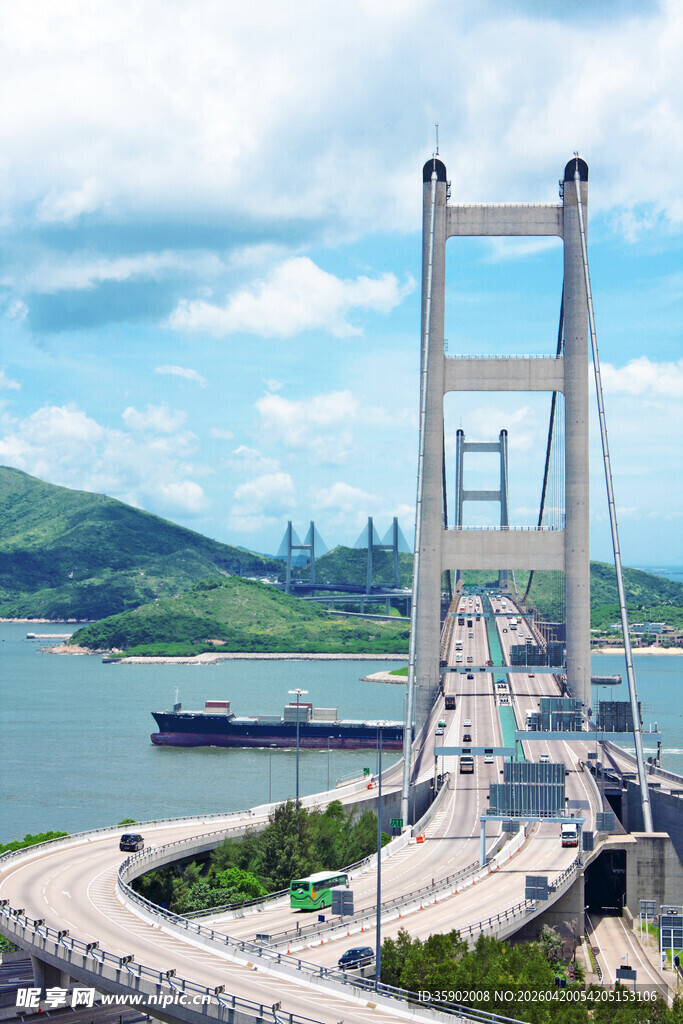 跨海大桥壮丽景观