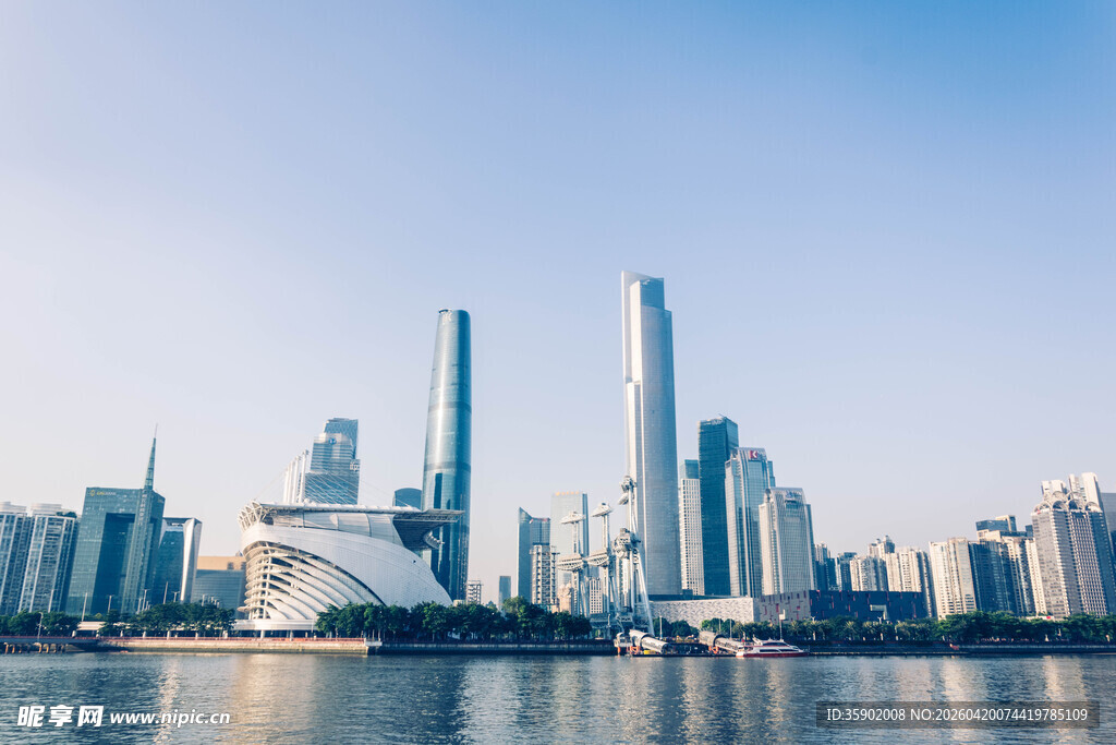 深圳城市天际线繁华都市景