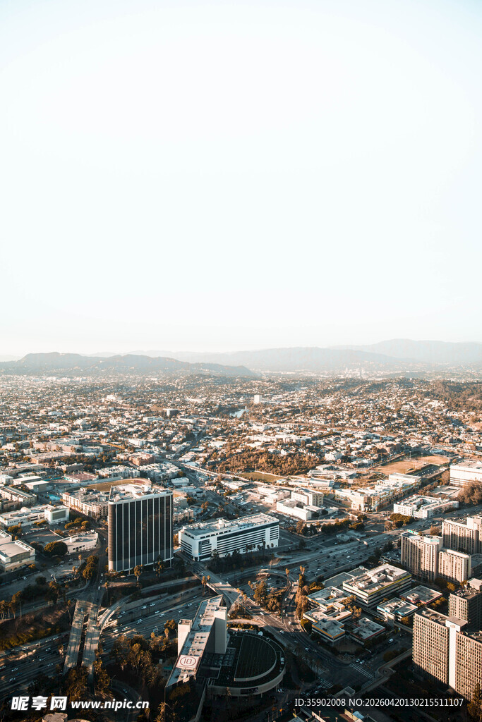 城市全景俯瞰图