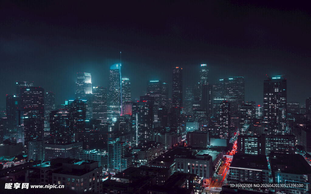 璀璨都市夜景