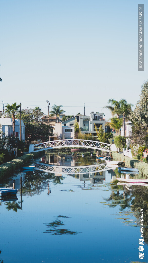 宁静水乡风景图