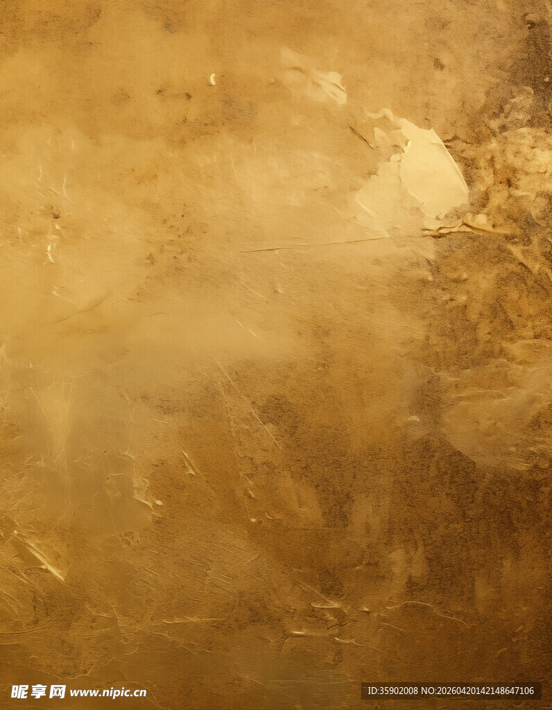金色斑驳纹理背景图