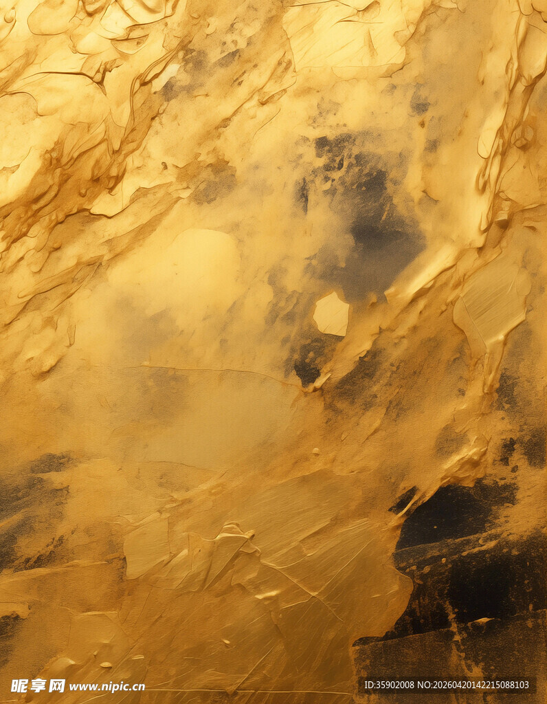 金色纹理抽象背景画面