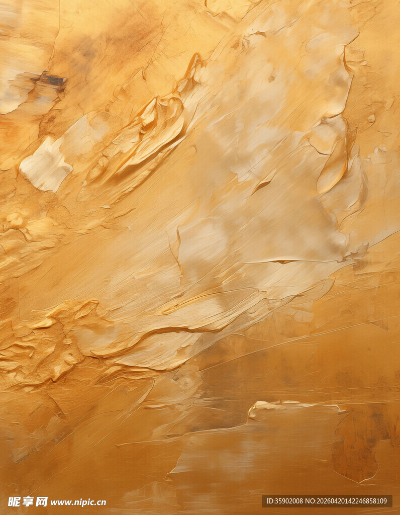 金色纹理墙面艺术效果