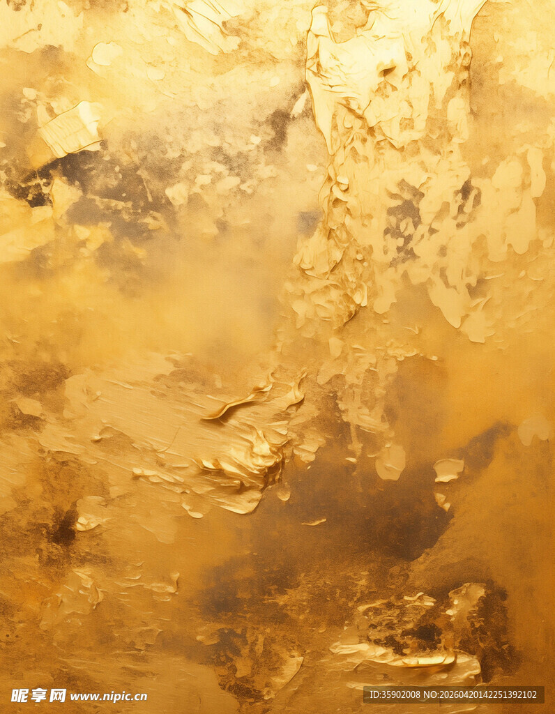 金色抽象纹理背景图