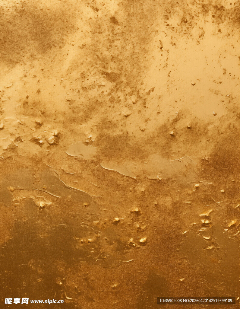 金色斑驳纹理背景