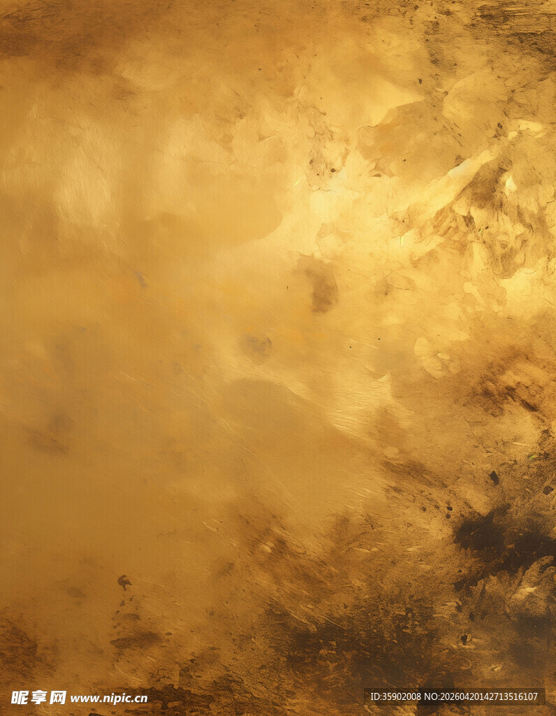 金色抽象纹理背景图