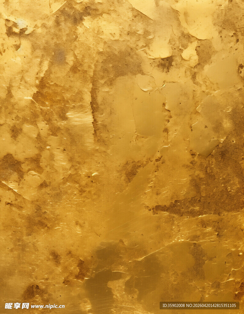 金色斑驳纹理背景