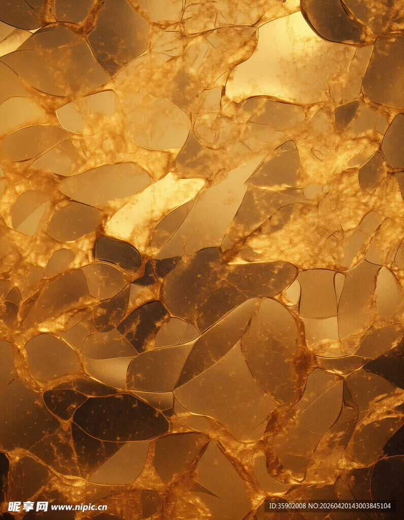 金色碎纹质感纹理图案