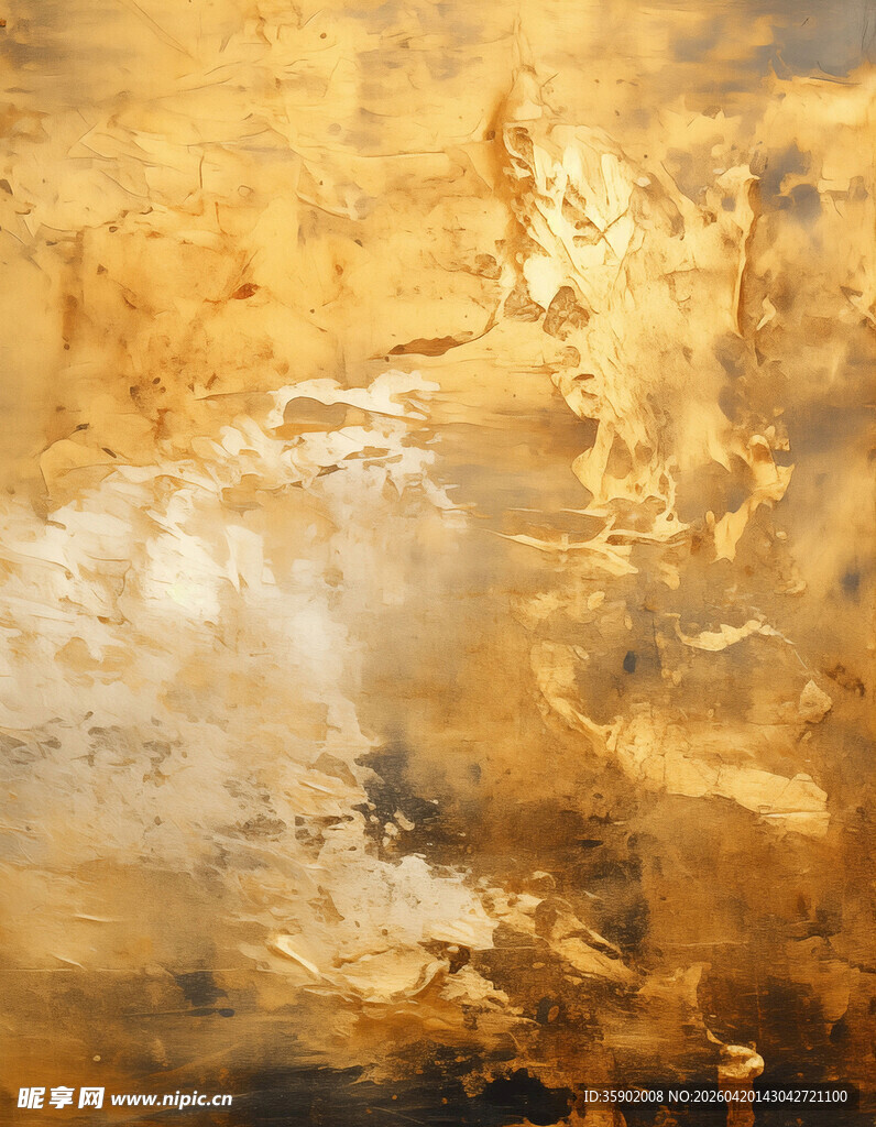 壮丽金黄云海景观