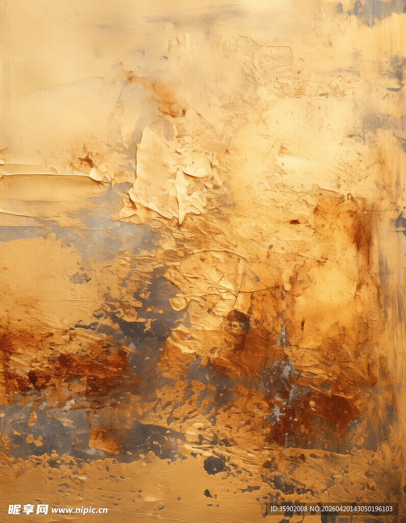 抽象暖色调艺术纹理画面