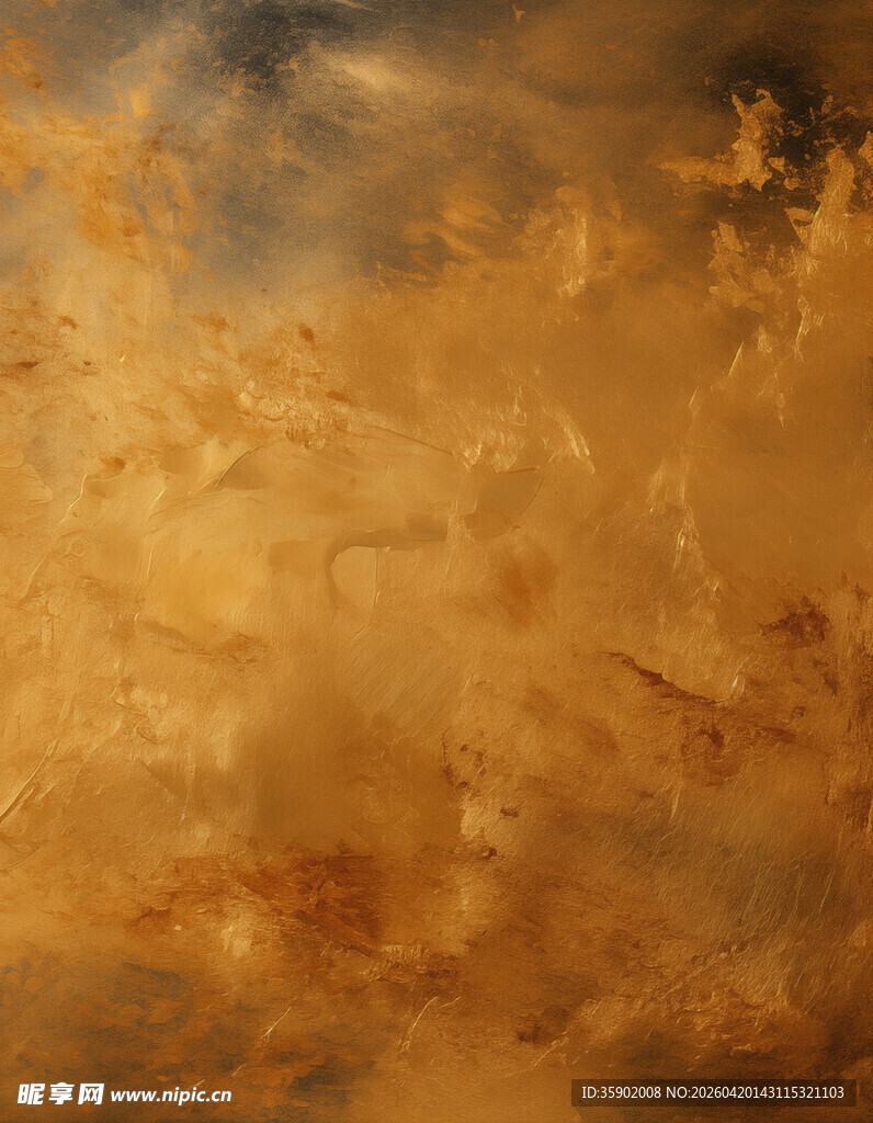 梦幻金色云雾背景图