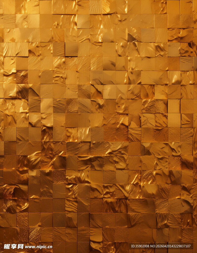 金色纹理抽象艺术图案