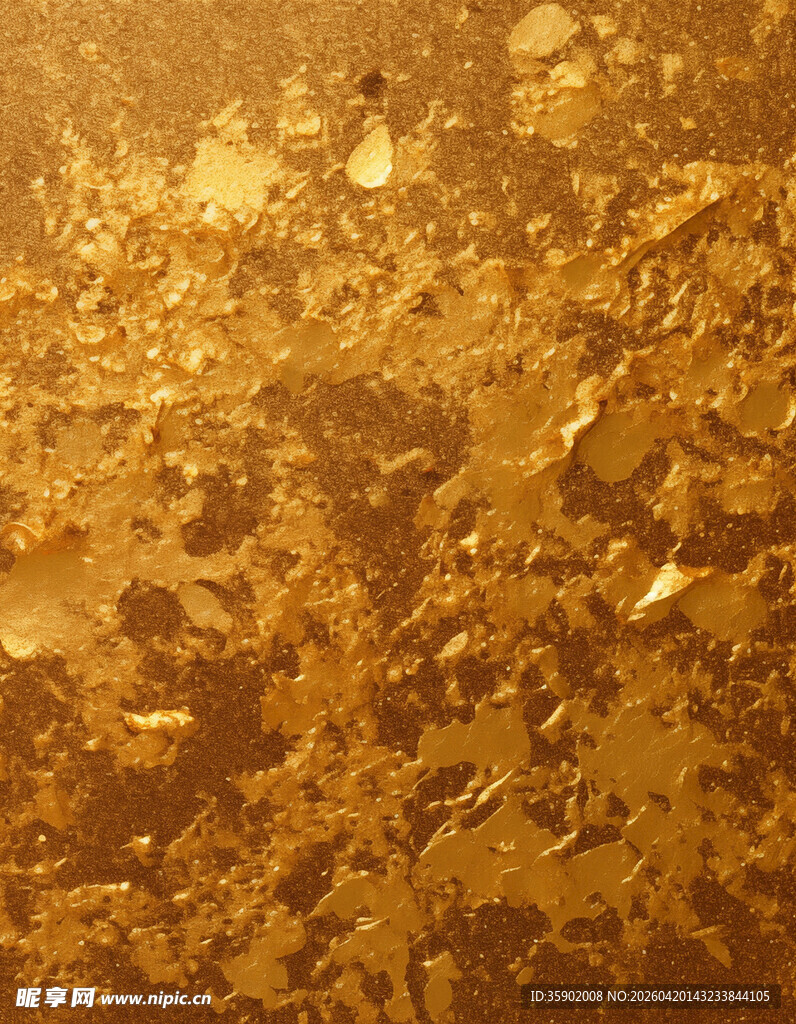 金色斑驳纹理背景图