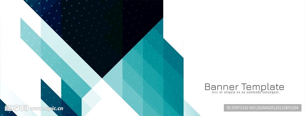 几何 banner 背景