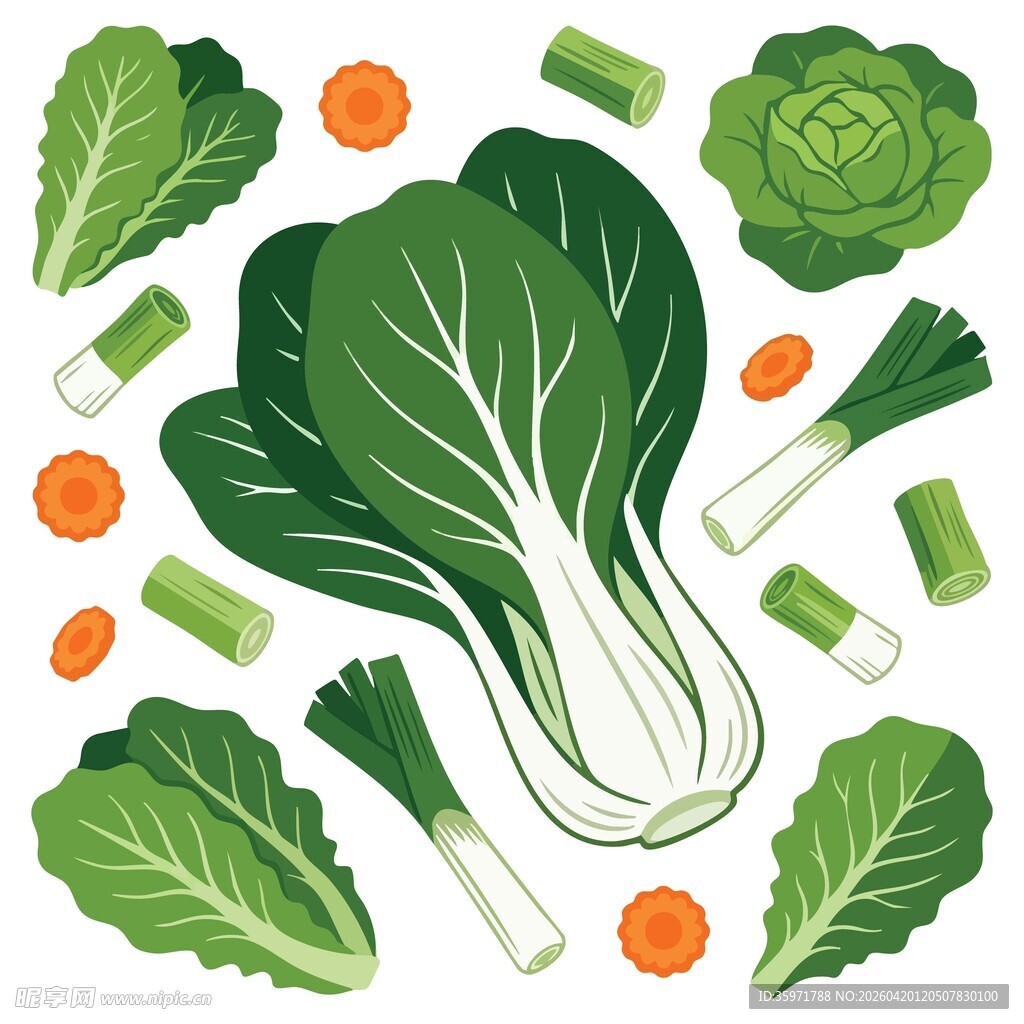 蔬菜图案素材