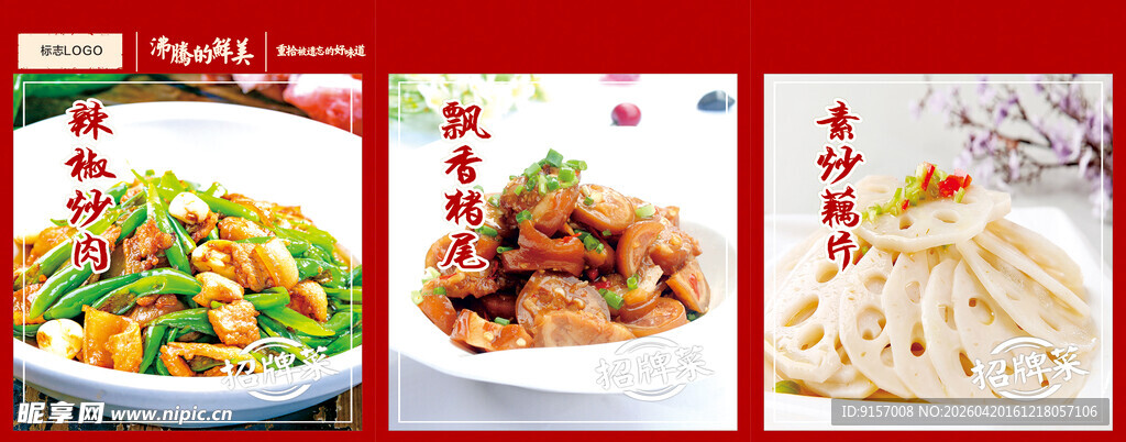 多样中式菜肴展示