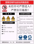 受限空间作业安全风险告知