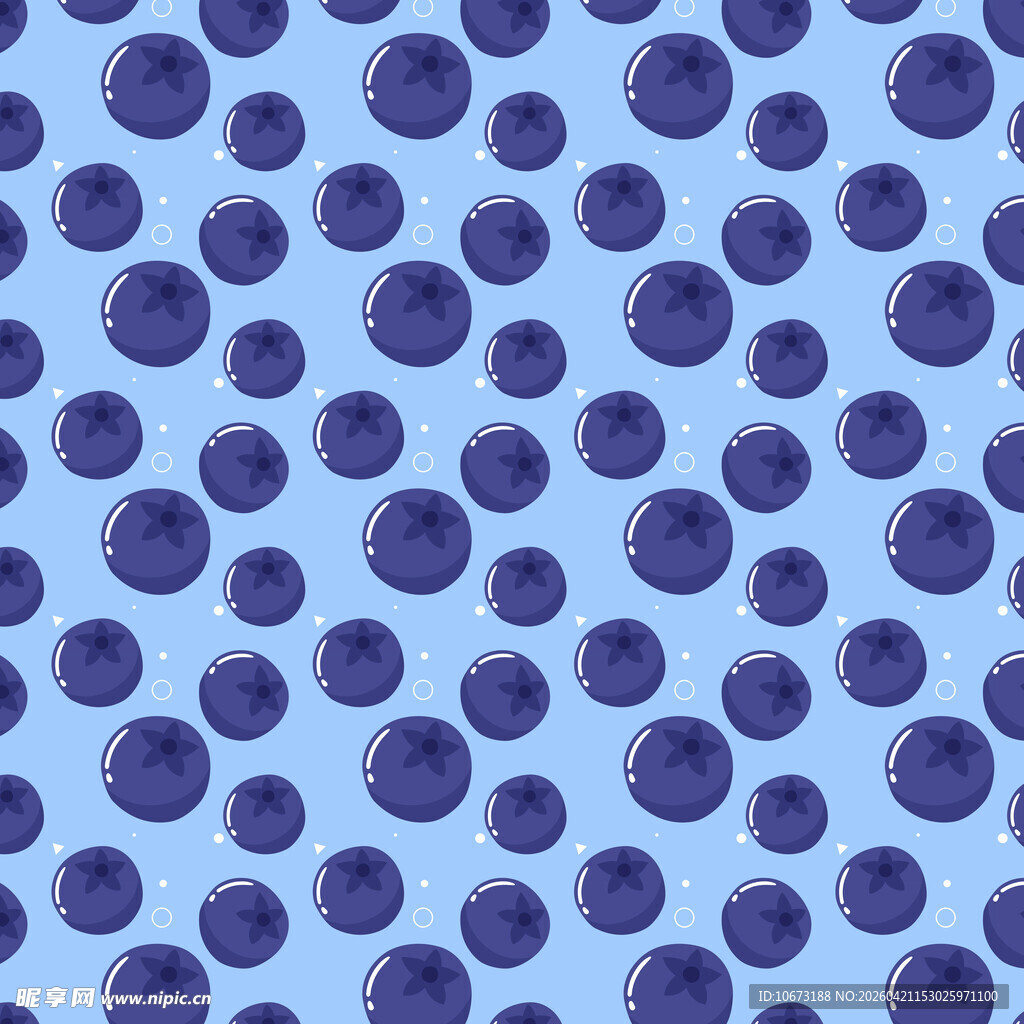 蓝莓图案背景
