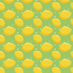 柠檬图案背景 