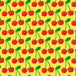 樱桃图案背景图