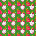 火龙果图案绿色背景纹理