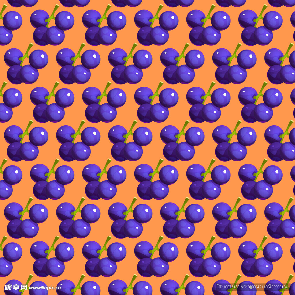 紫色浆果图案背景