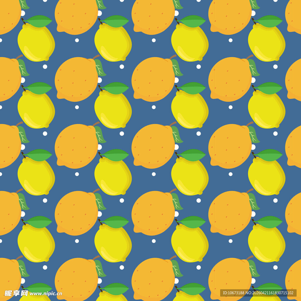 柠檬图案背景纹理