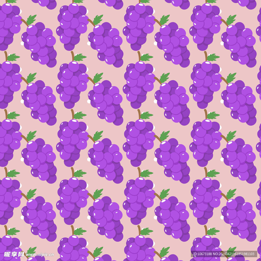 紫色葡萄图案背景纹理