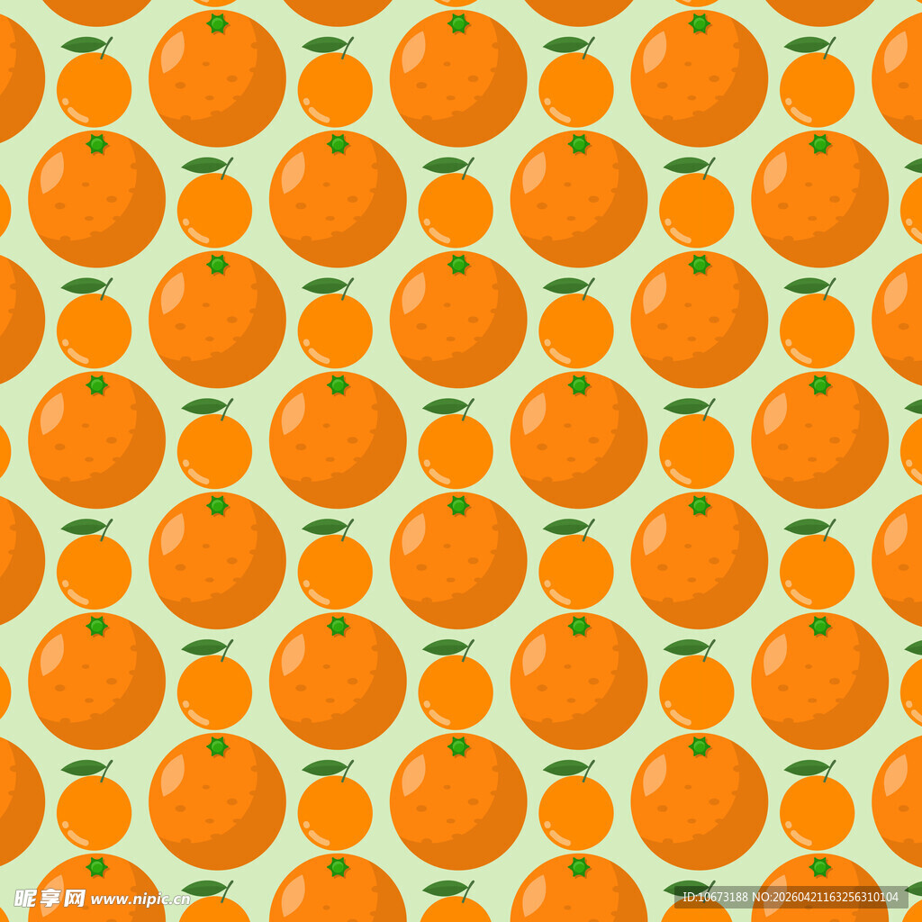 橙色柑橘图案背景纹理