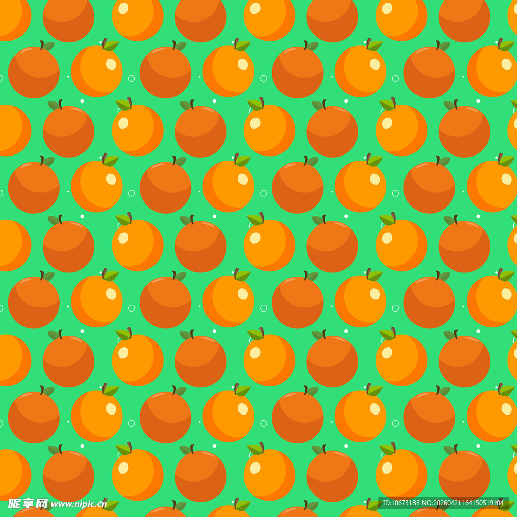 橙子图案背景
