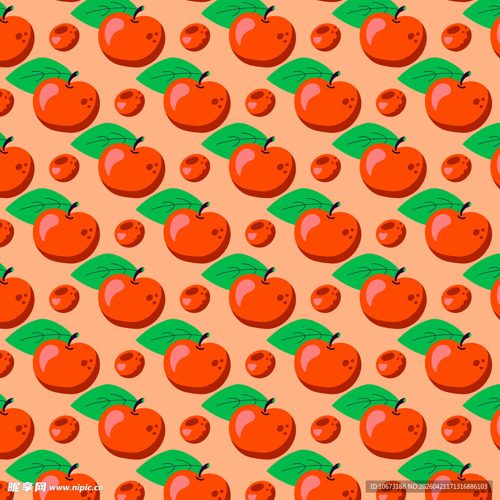 苹果图案背景纹理设计