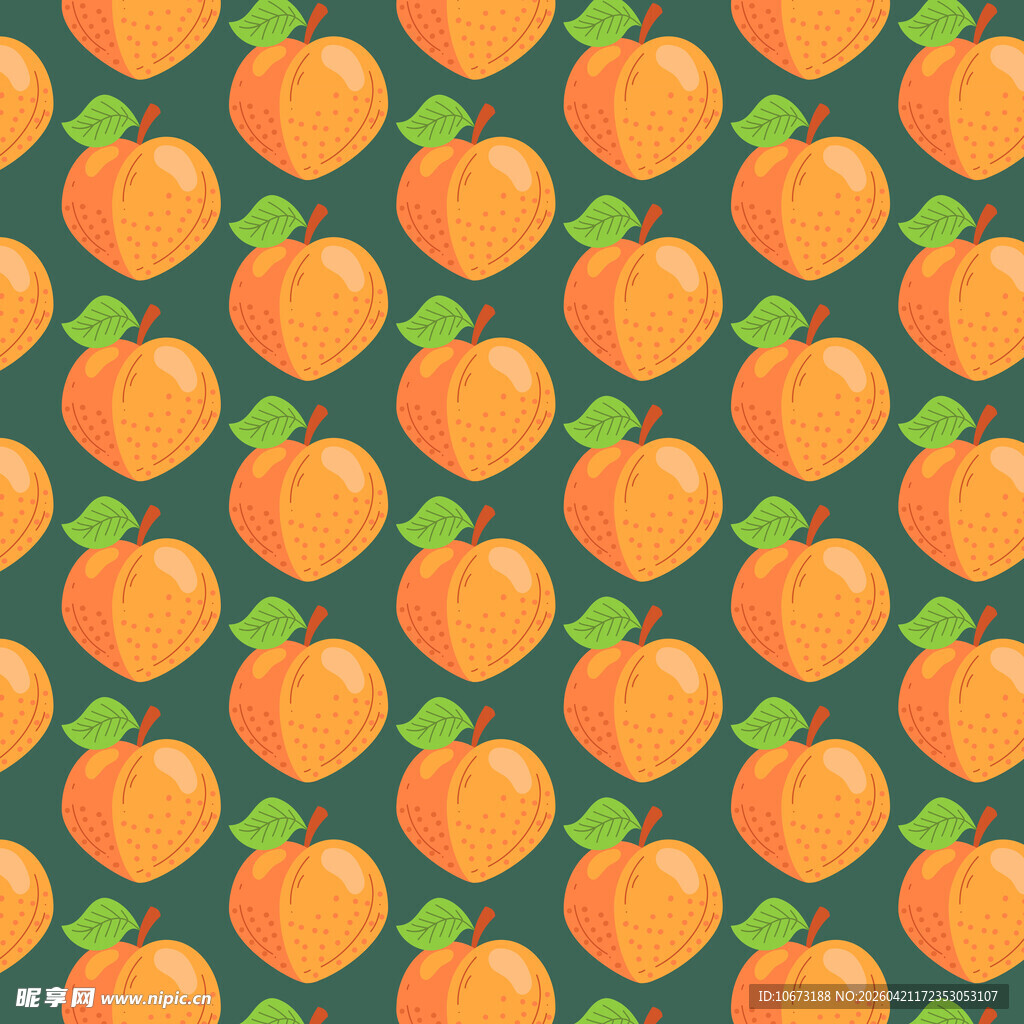 桃子图案背景纹理