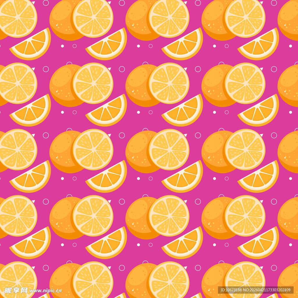 橙子图案背景纹理