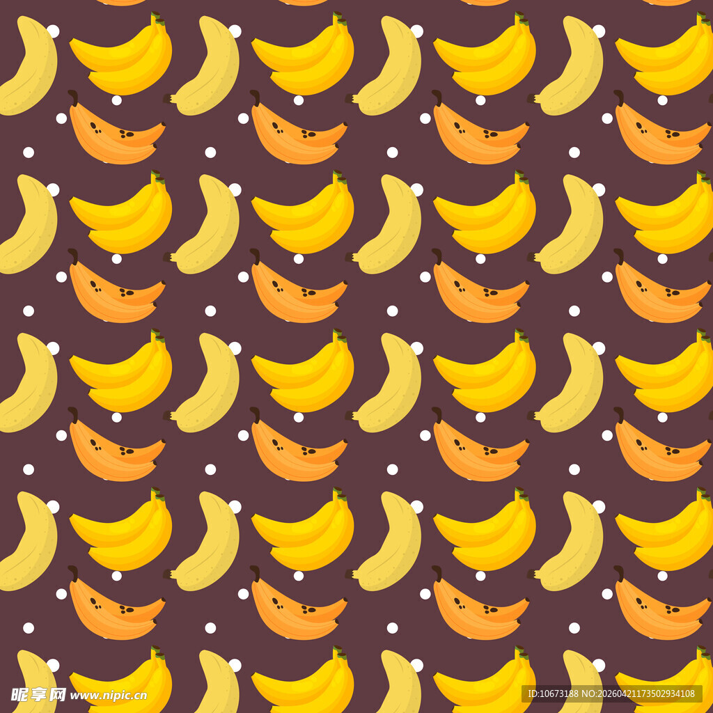 香蕉图案背景纹理