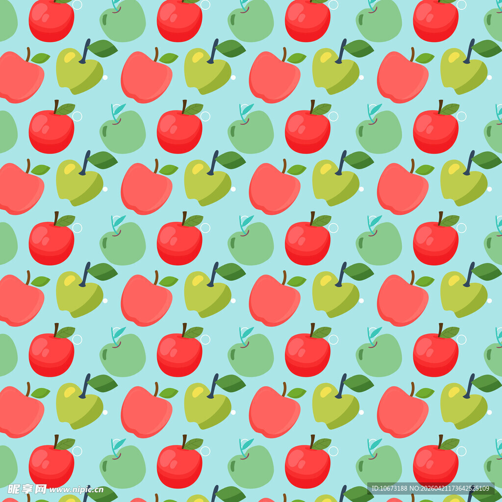 苹果图案背景图