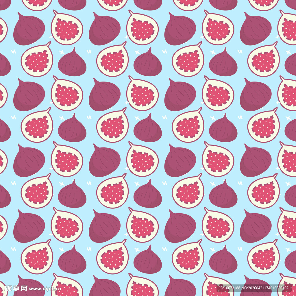 无花果图案背景纹理