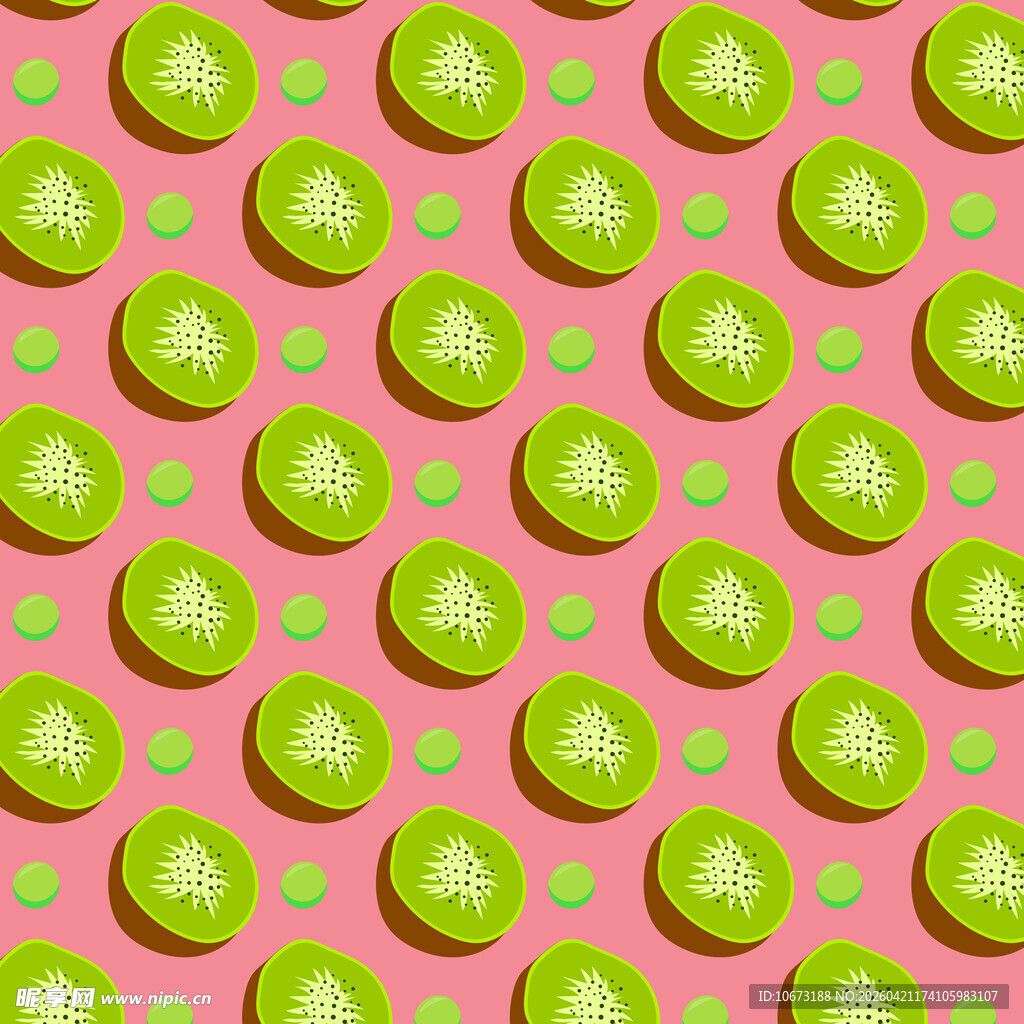 猕猴桃图案背景