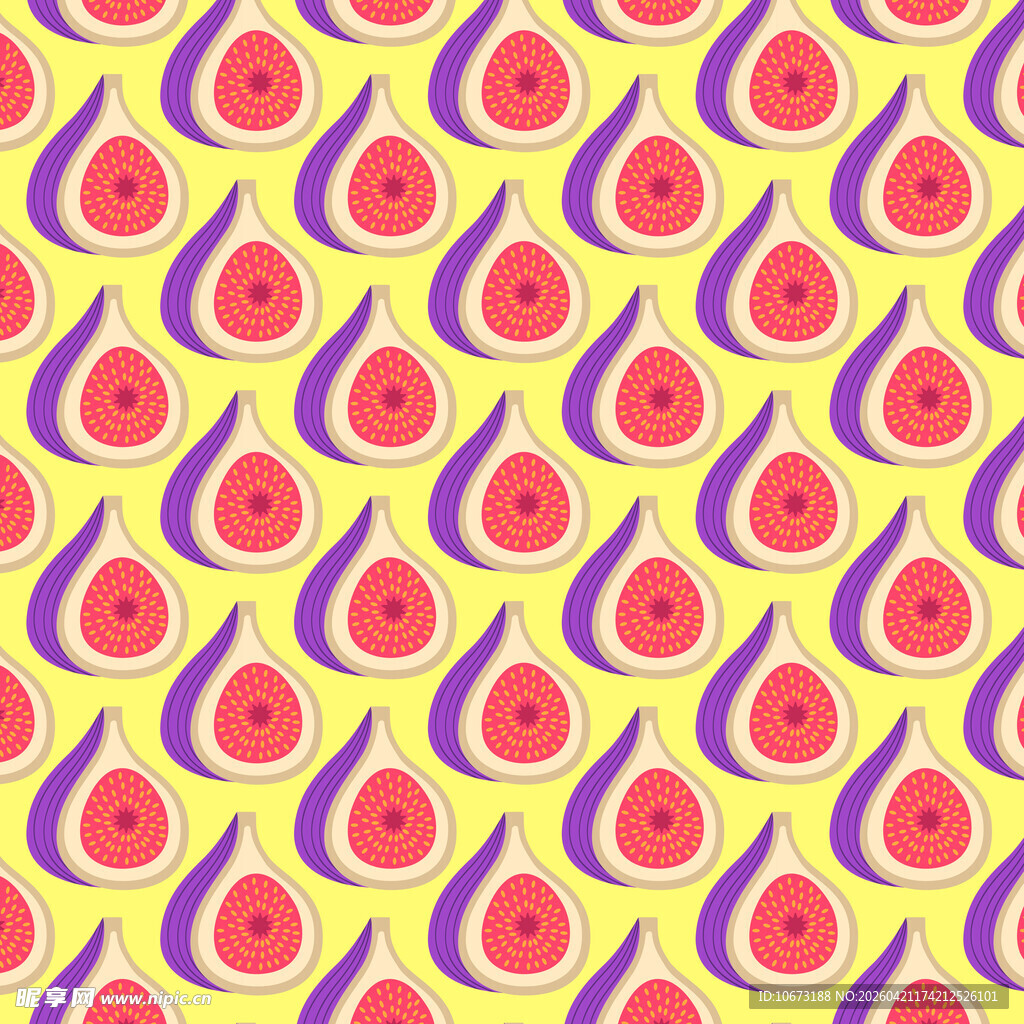 无花果图案背景纹理