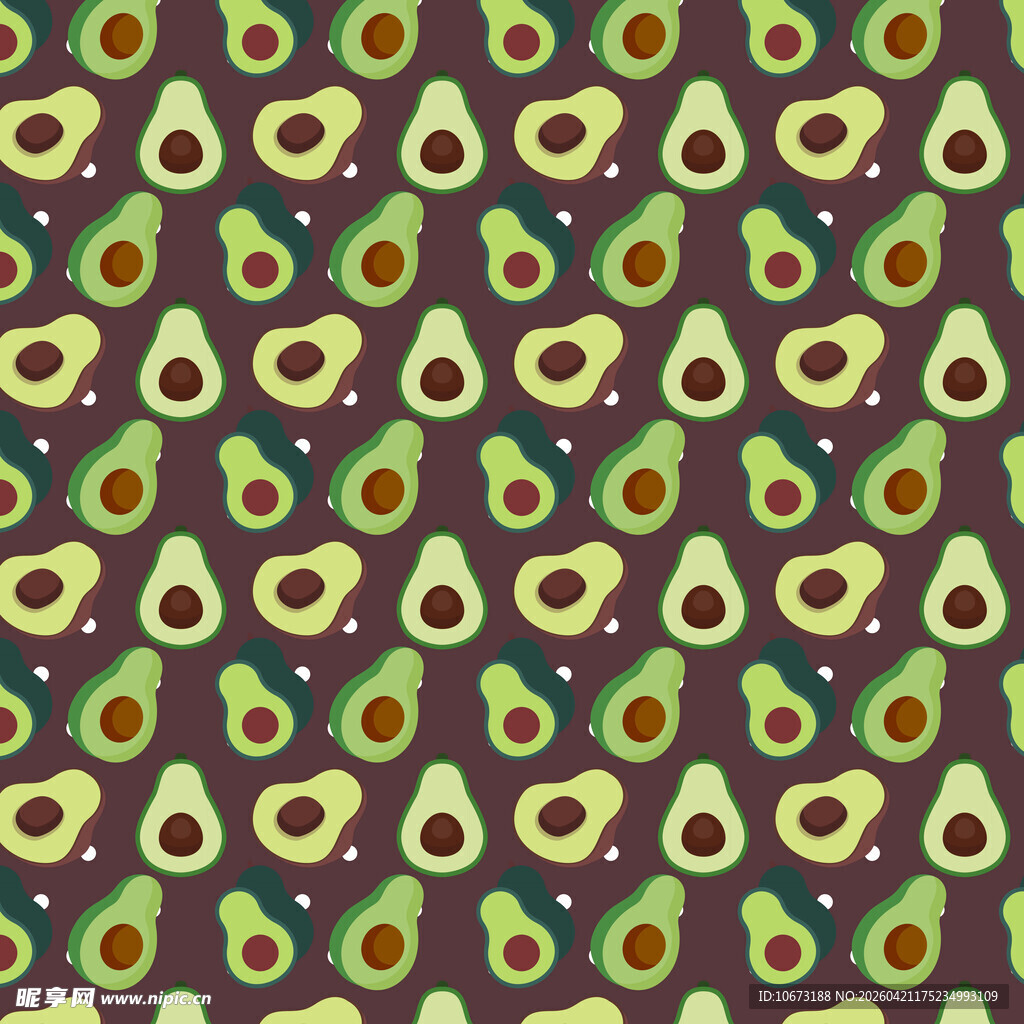 牛油果图案背景纹理
