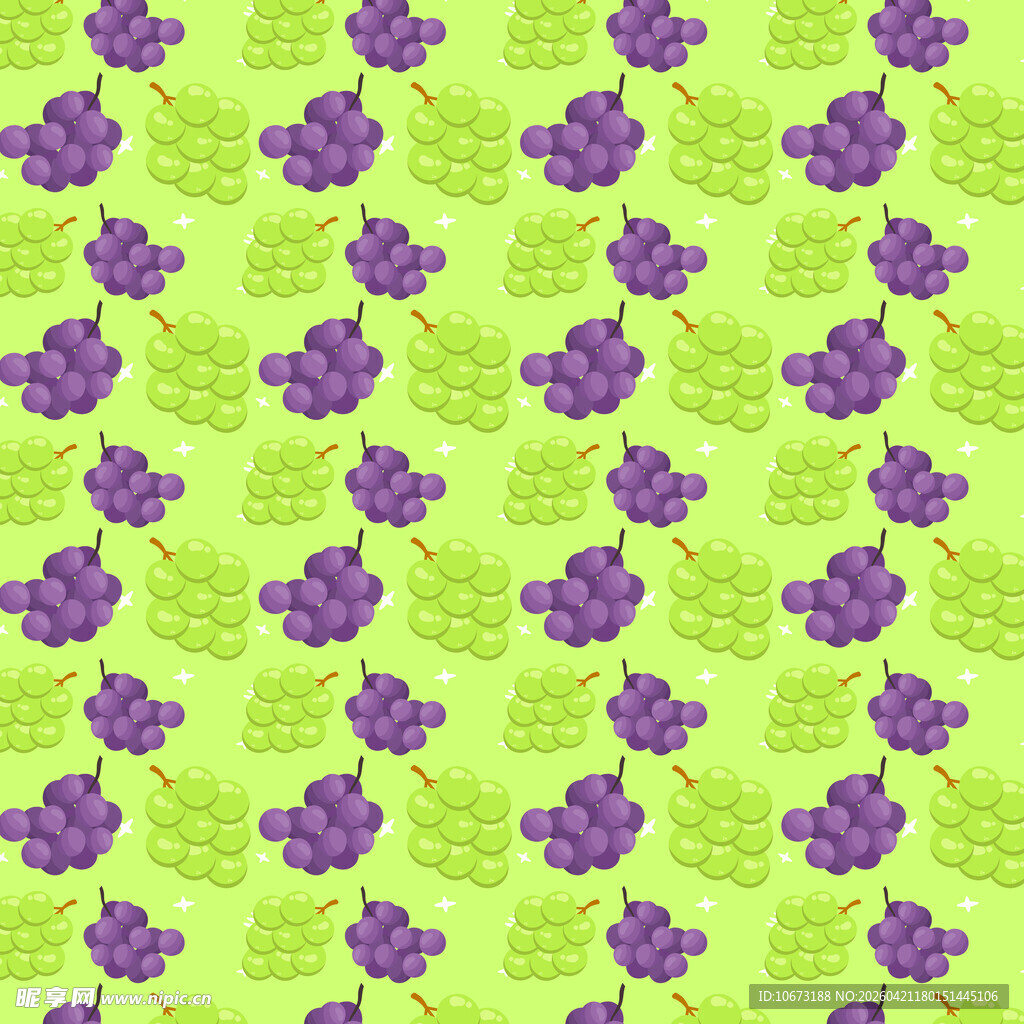 葡萄图案背景