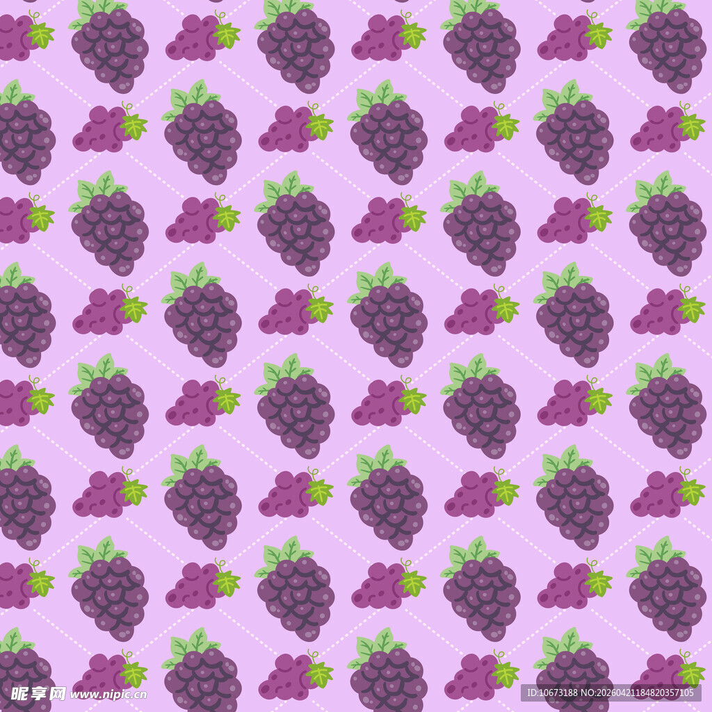 紫色葡萄图案背景纹理