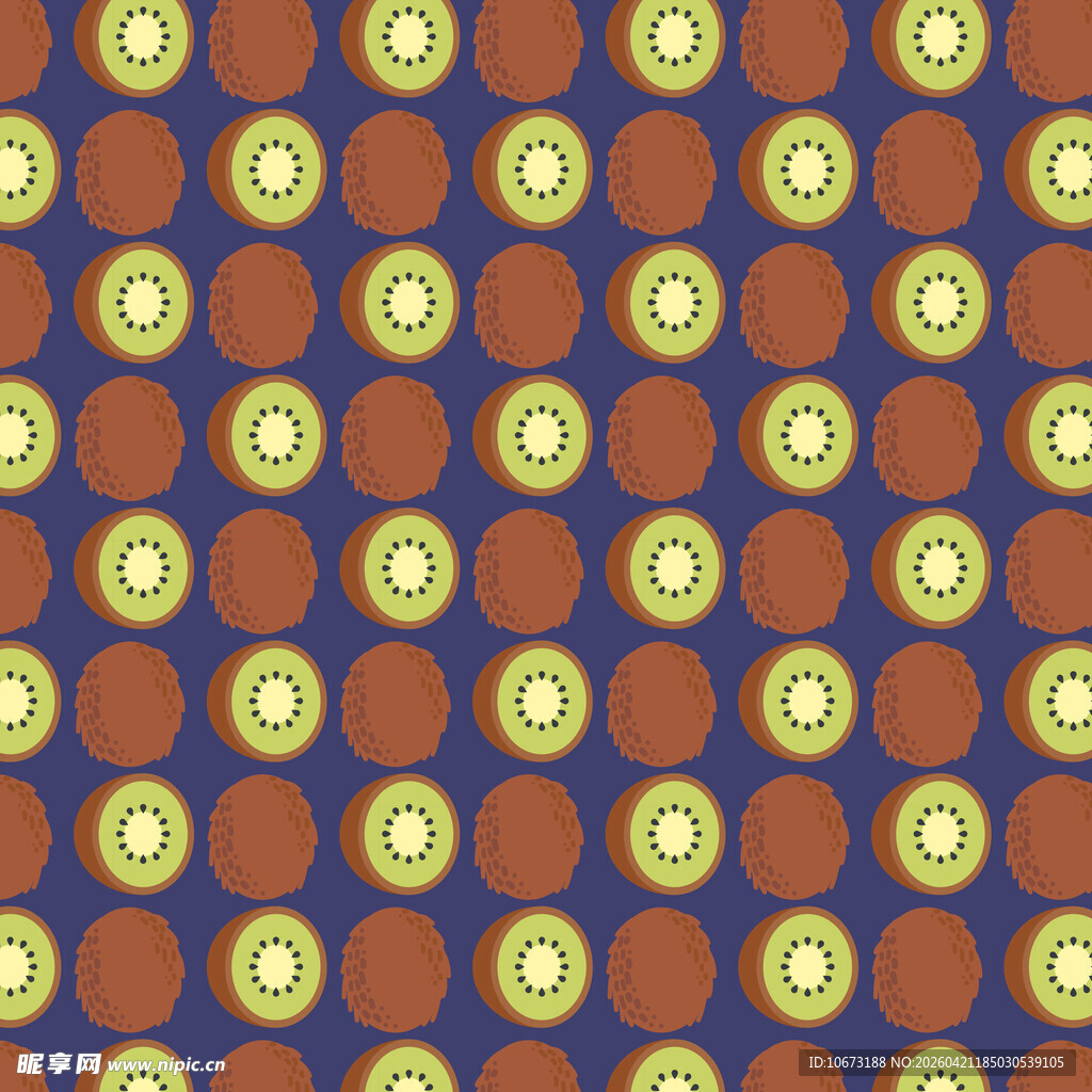 猕猴桃图案背景