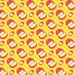 可爱苹果无缝图案