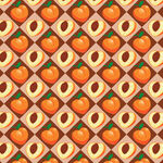 桃子几何图案背景