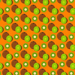 猕猴桃图案背景纹理