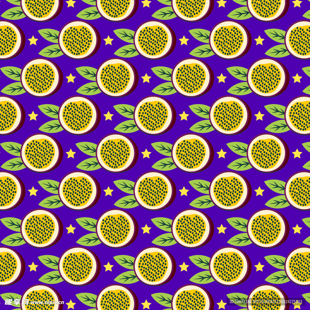 百香果背景图案