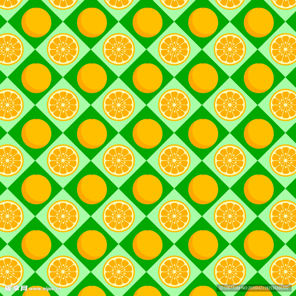 橙子图案背景纹理
