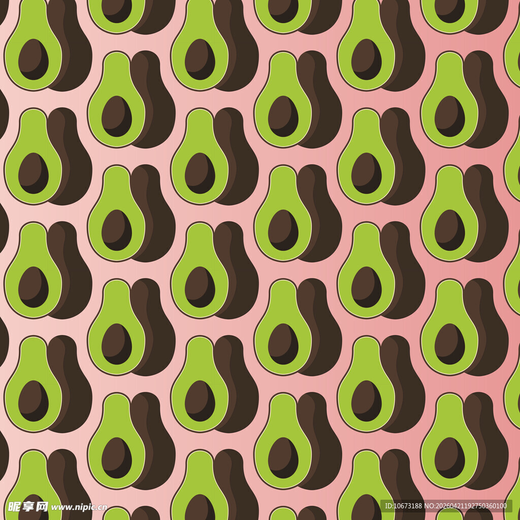 牛油果图案背景纹理