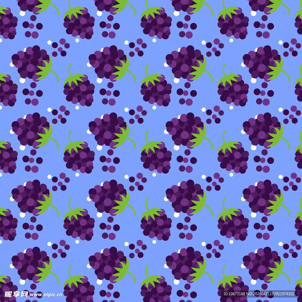 紫色葡萄图案背景纹理
